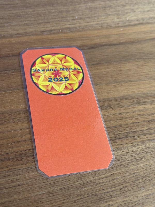 Sakura Medal 2025 bookmark